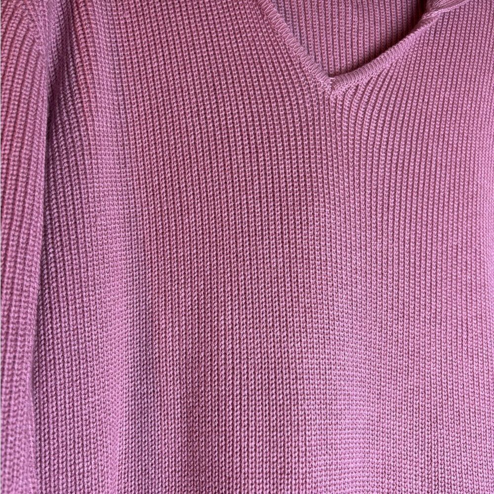 Free People Beach Claudia Sweater Knit Midi Dress with Hood Pink S - Picture 8 of 10
